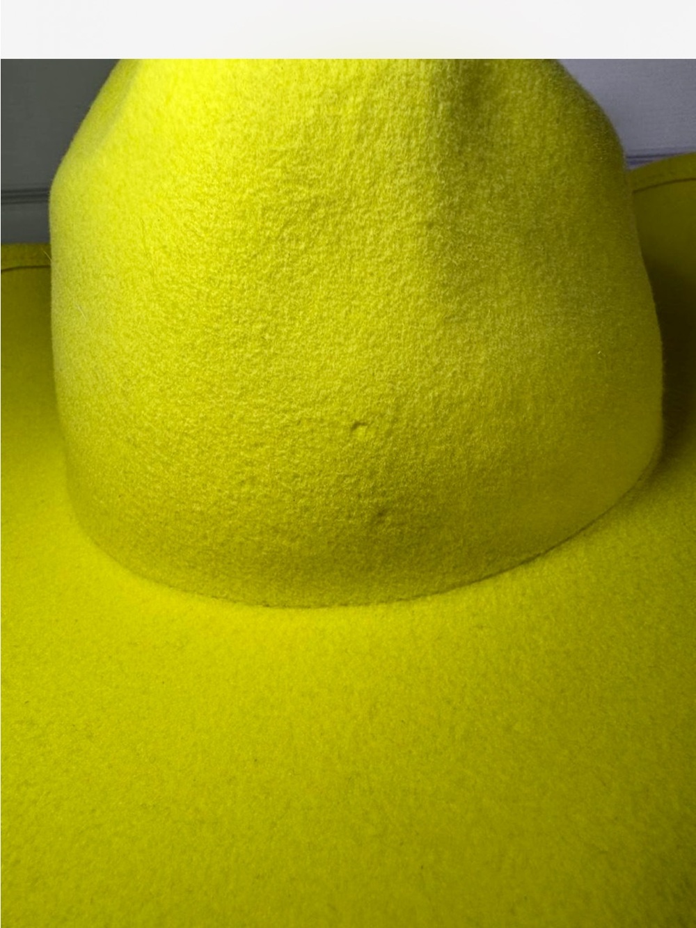 WYETH 100% Wool Yellow Cowboy Hat | O/S - Picture 3 of 8
